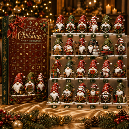 ✨24-Day Christmas Countdown Advent Calendar –Christmas gnome Ornament