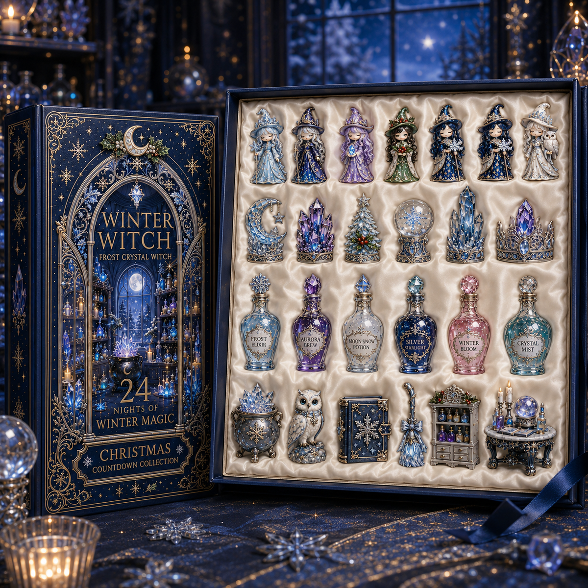 Winter Witch Advent Calendar 2026 – 24 Nights of Frost Crystal Magic