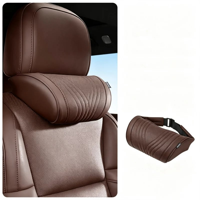 Monizes™ Ergonomisches Auto Nacken- und Lendenstützkissen aus Memory-Schaum