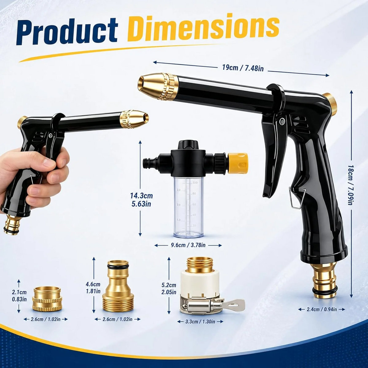 💦 LIMITED-TIME 55% OFF! ✨ High-Pressure Water Jet Gun – 2 Modes, Ergonomic, Leak-Proof 🧼