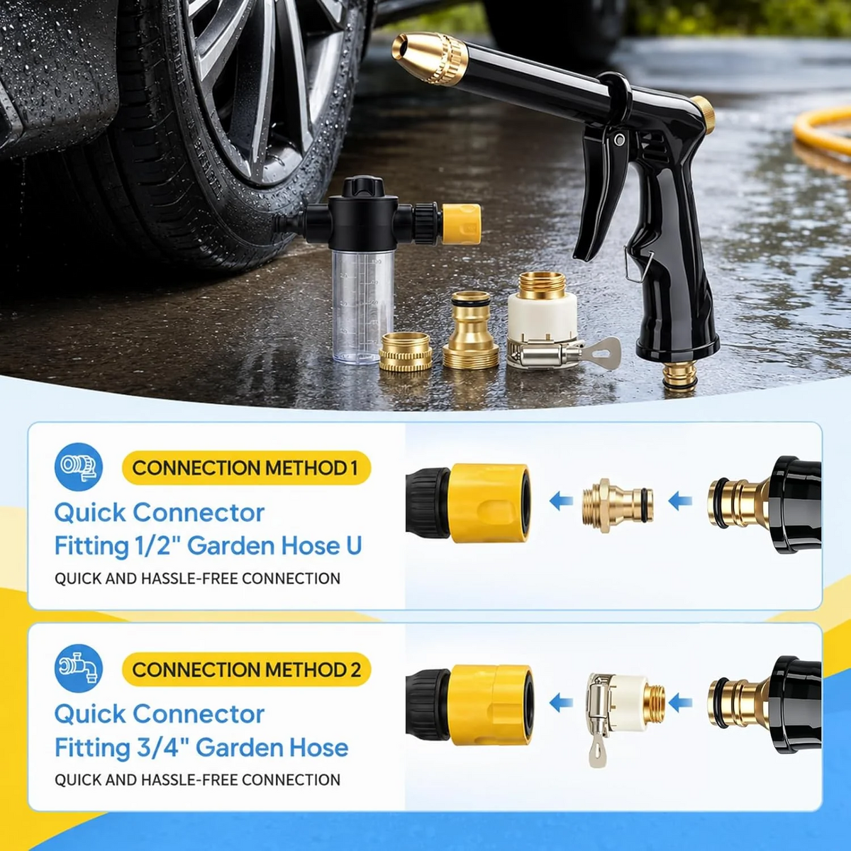 💦 LIMITED-TIME 55% OFF! ✨ High-Pressure Water Jet Gun – 2 Modes, Ergonomic, Leak-Proof 🧼