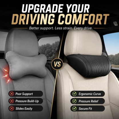 Monizes™ Ergonomisches Auto Nacken- und Lendenstützkissen aus Memory-Schaum