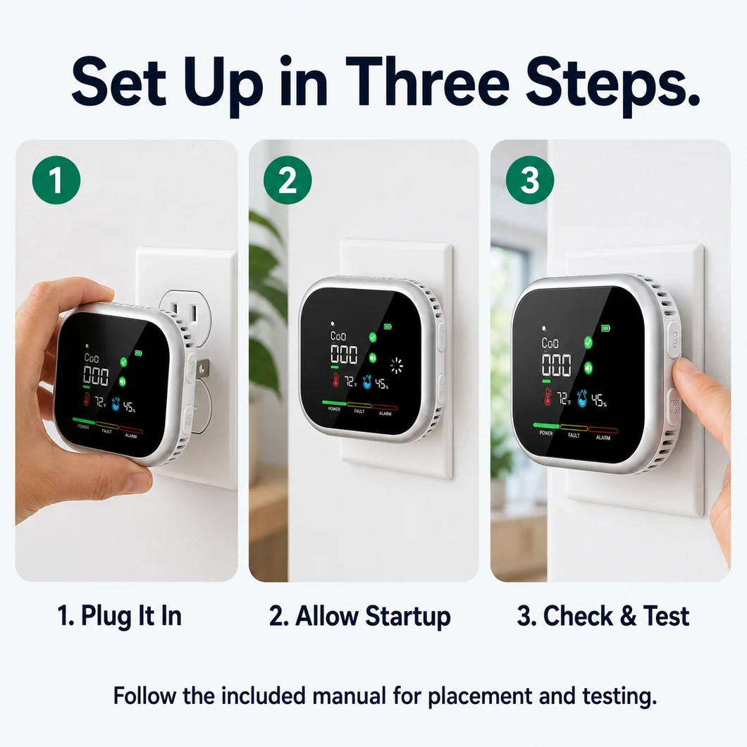 Monizes® 6-in-1 Sicherheitsmonitor für Zuhause