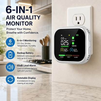 Monizes® 6-in-1 Sicherheitsmonitor für Zuhause