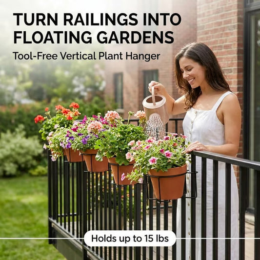 🔥2026 Hot Sale - Railing Plant Hanger