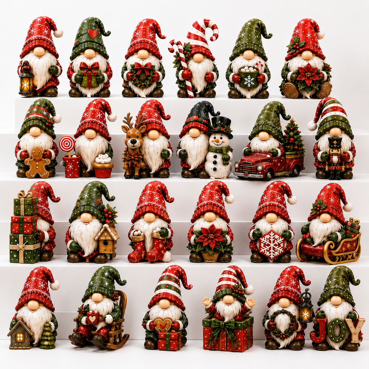 ✨24-Day Christmas Countdown Advent Calendar –Christmas gnome Ornament