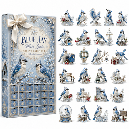 24-Day Blue Jay Advent Calendar | Collectible Figurine Christmas Countdown
